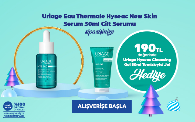 <a href="https://www.recete.com/uriage-eau-thermale-hyseac-new-skin-serum-anti-blemish-booster-30ml">Uriage Hyseac Cleansing Gel 50ml Temizleyici Jel Hediye</a>