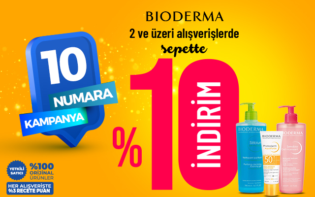 <a href="recete.com/bioderma">Bioderma'da 2 ve Üzerine Sepette Ekstra %10 İndirim</a>