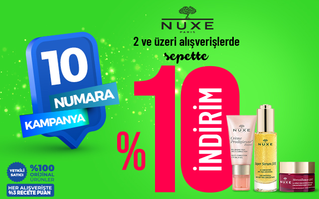 <a href="https://recete.com/nuxe">Nuxe'de 2 ve Üzerine Sepette Ekstra %10 İndirim</a>