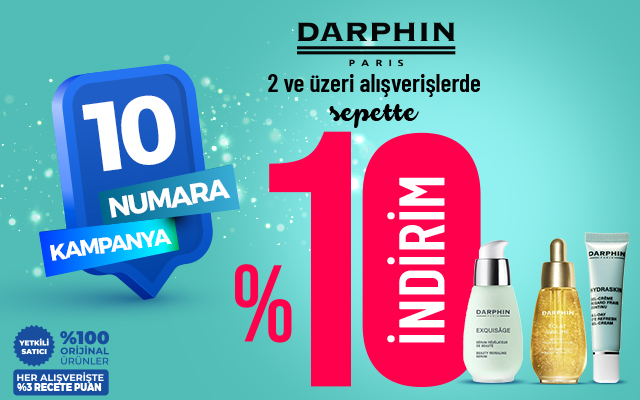 <a href="https://recete.com/darphin">Darphin'de 2 ve Üzerine Sepette Ekstra %10 İndirim</a>