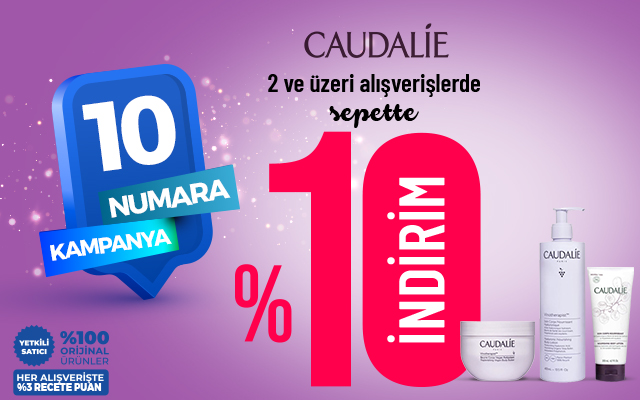 <a href="recete.com/caudalie">Caudalie'de 2 ve Üzerine Sepette Ekstra %10 İndirim</a>