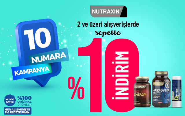 <a href="recete.com/nutraxin">Nutraxin'de 2 ve Üzerine Sepette Ekstra %10 İndirim</a>