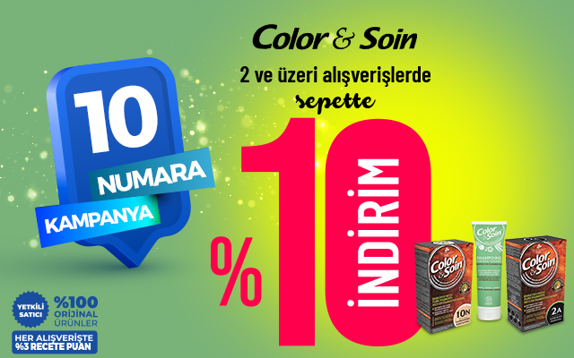 <a href="recete.com/colorsoin">Color&amp;Soin'de 2 ve Üzerine Sepette Ekstra %10 İndirim</a>