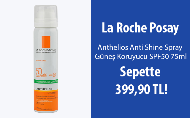 <a href="https://www.recete.com/la-roche-posay-anthelios-anti-shine-spray-spf50-75">LRP Anthelios Anti Shine Spray SPF50 75ml 399,90 TL</a>