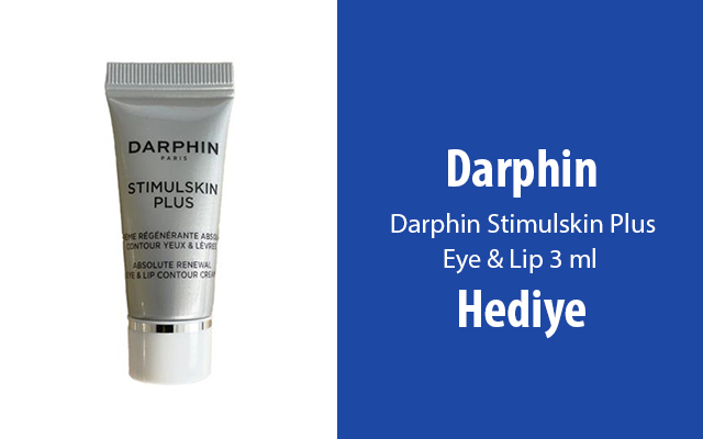 <a href="https://www.recete.com/darphin"><b>Darphin Stimulskin Plus Eye &amp; Lip 3 ml Hediye!</b></a>