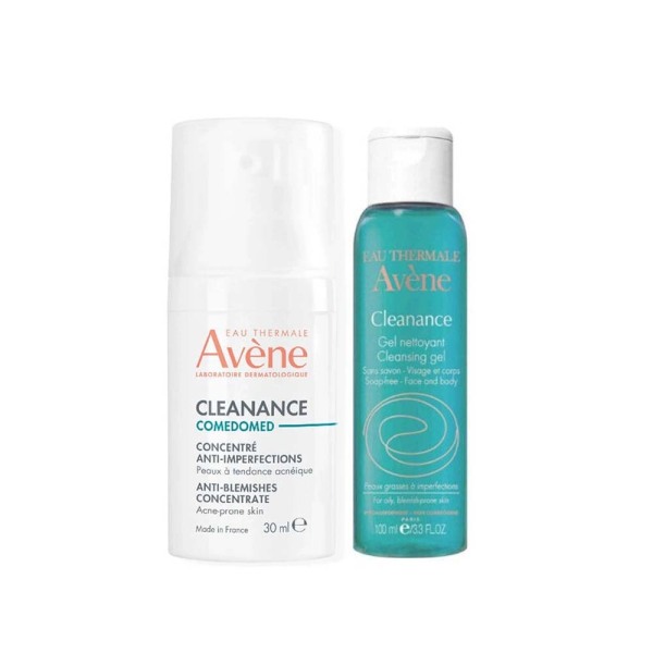 Avene Cleanance Comedomed Konsantre Bakım Kremi 30ml + Temizleme Jeli 100ml - 1