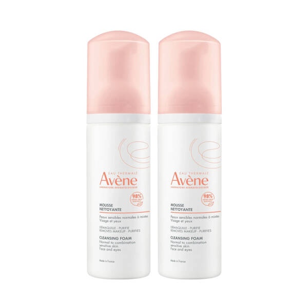 Avene Mousse Nettoyante Temizleme Köpüğü 2x150ml - 1