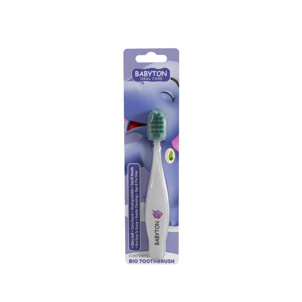 Babyton Oral Care Bio Yumuşak Diş Fırçası - Fil - 1