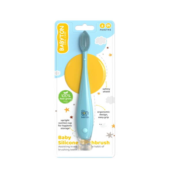 Babyton Oral Care Silikon Diş Fırçası 6-24 Ay - 1