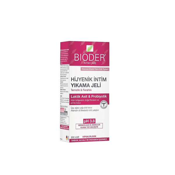 Bioder Hijyenik İntim Yıkama Jeli 200ml - 1