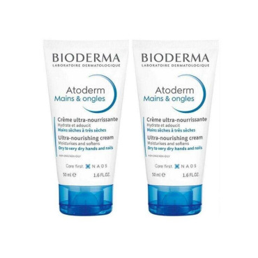 Bioderma Atoderm Hand and Nail Cream 2x50ml El ve Tırnak Bakım Kremi İkiz Set - 1