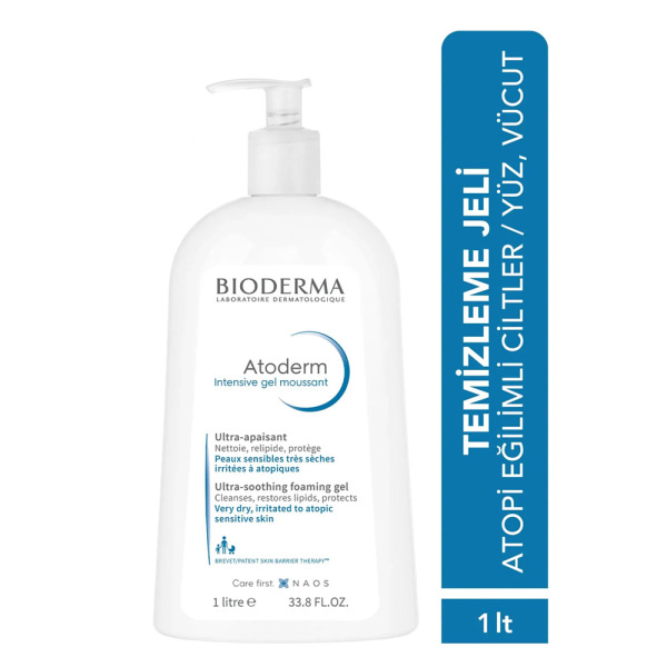 Bioderma Atoderm Intensive Foaming Gel Temizleme Jeli 1 Litre PUANSIZDIR - 2