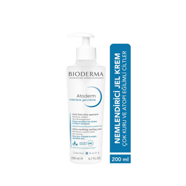 Bioderma Atoderm Intensive Gel-Cream Nemlendirici Jel Krem 200ml - 2