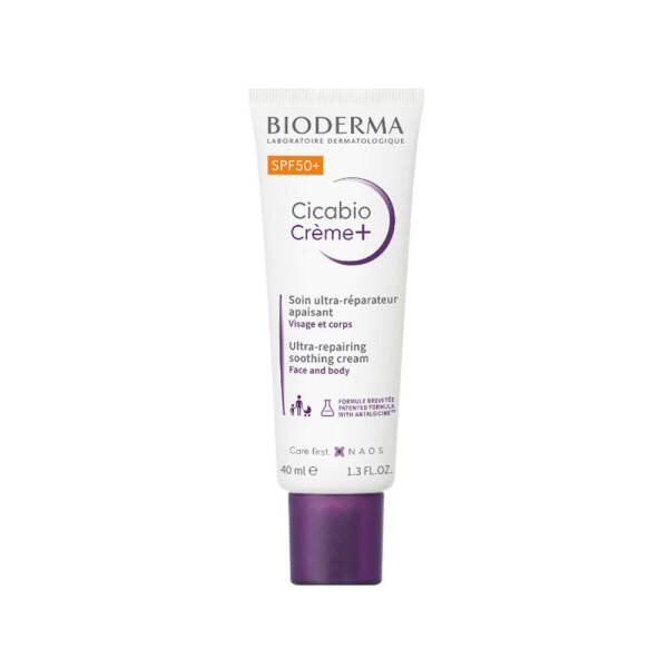 Bioderma Cicabio Cream+ SPF50+ Güneş Koruyucu İçeren Yatıştırıcı Bakım Kremi 40ml - 1