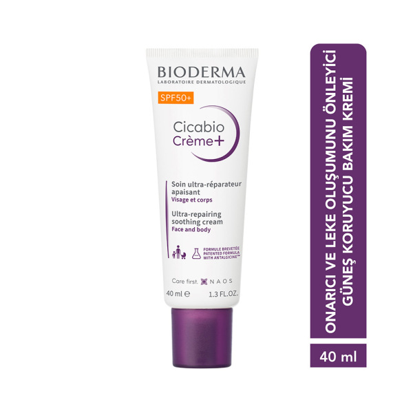 Bioderma Cicabio Cream+ SPF50+ Güneş Koruyucu İçeren Yatıştırıcı Bakım Kremi 40ml - 2