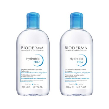 Bioderma Hydrabio H2O Temizleme Suyu 2x500ml İkiz Set - 1