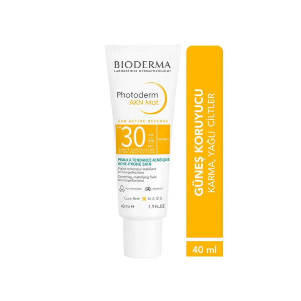 Bioderma Photoderm AKN Mat SPF30 Matlaştırıcı Güneş Koruyucu Krem 40ml - 2