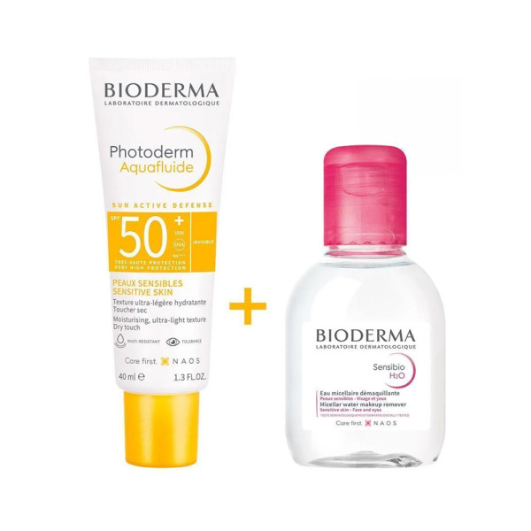 Bioderma Photoderm Aquafluide Güneş Koruyucu + H2O Temizleme Suyu 100ml Set - 1