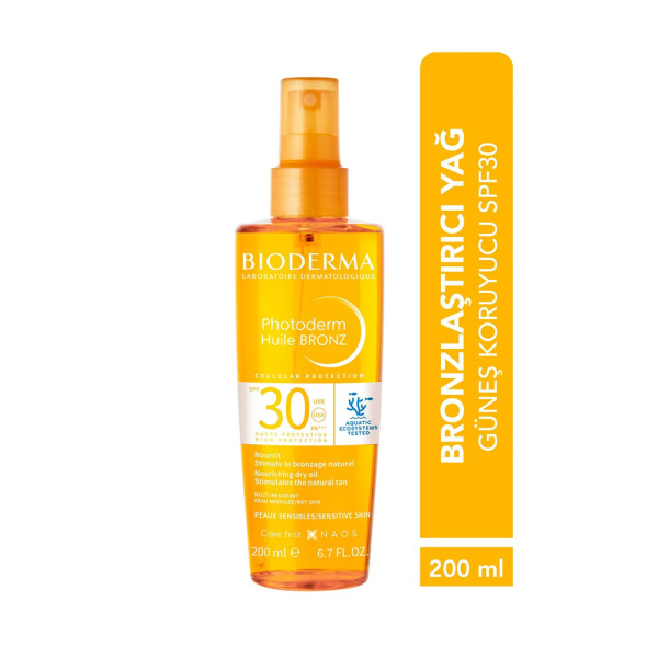 Bioderma Photoderm Bronz Transparan Güneş Koruyucu SPF30 200ml - 2