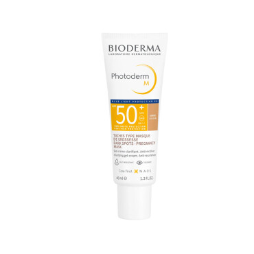 Bioderma Photoderm M Golden Leke Karşıtı Güneş Koruyucu Krem SPF50+ 40ml - 1