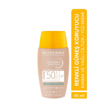 Bioderma Photoderm Nude Light SPF50+ Renkli Güneş Koruyucu 40ml - 2