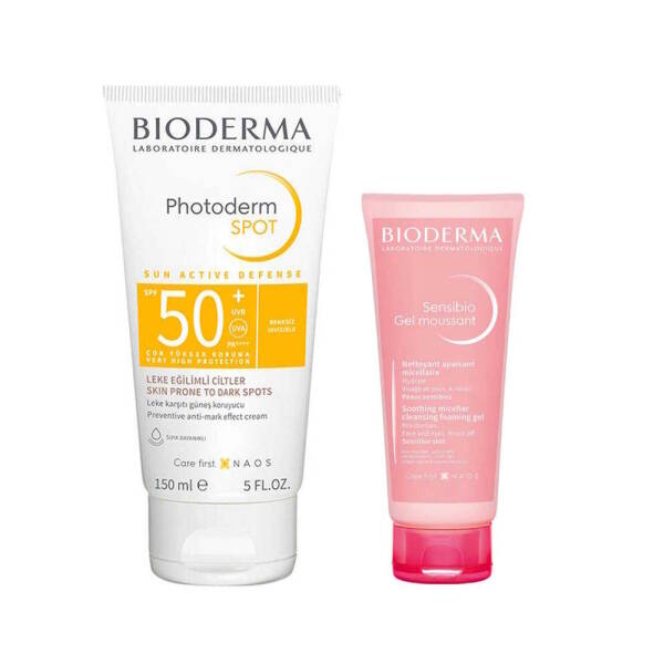 Bioderma Photoderm SPOT Güneş Kremi 150ml + Temizleme Jeli Set - 1