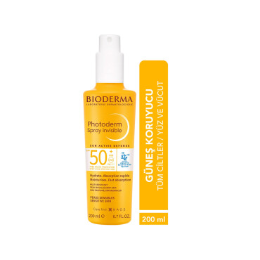 Bioderma Photoderm Sprey SPF50+ Güneş Koruyucu Sprey 200ml - 2