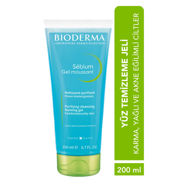 Bioderma Sebium Foaming Gel Temizleme Jeli 200 ml Tüp - 2