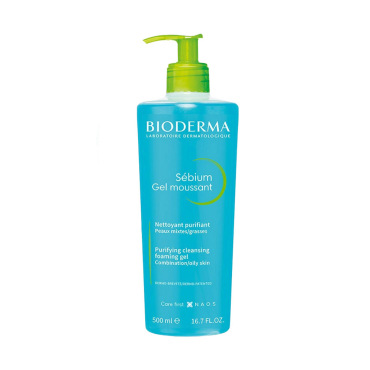 Bioderma Sebium Foaming Gel Yüz Temizleme Jeli 500 ml PUANSIZDIR - 1