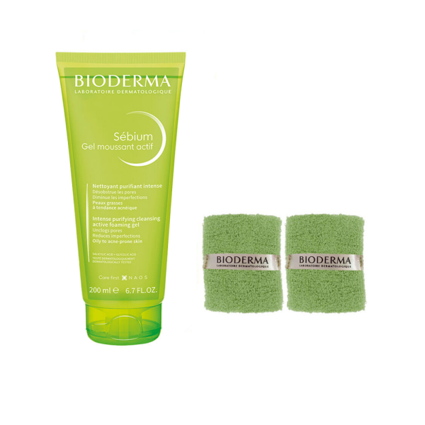 Bioderma Sebium Foaming Gel Active Yüz Temizleme Jeli 200ml Hediyeli - 1