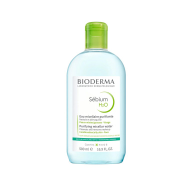 Bioderma Sebium H2O Micellar Yüz ve Makyaj Temizleme Suyu 500 ml - 1