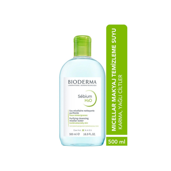 Bioderma Sebium H2O Micellar Yüz ve Makyaj Temizleme Suyu 500 ml - 2