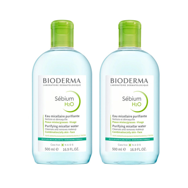 Bioderma Sebium H2O 500ml İkiz Set - 1