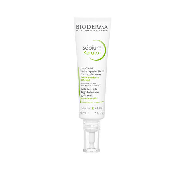 Bioderma Sebium Kerato+ Akne Eğilimli Ciltler İçin Jel Krem 30ml PUANSIZDIR - 1