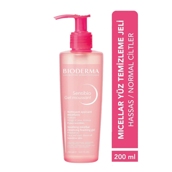 Bioderma Sensibio Foaming Gel Temizleme Jeli 200ml - 2