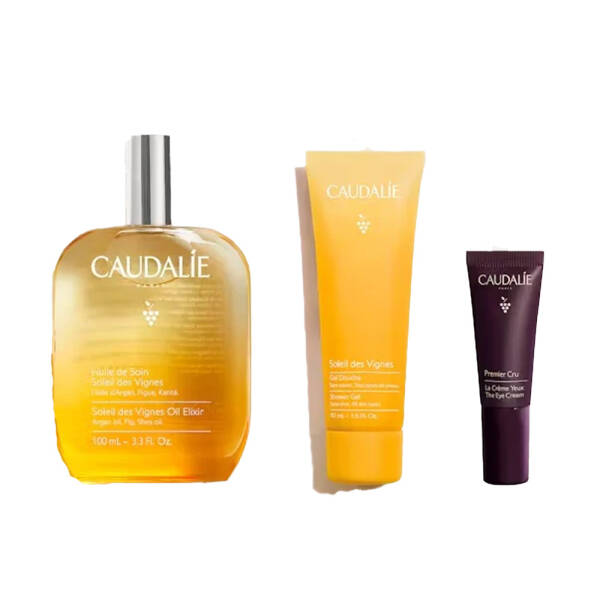 Caudalie Soleil des Vignes Işıltı Verici Üçlü Set - 1