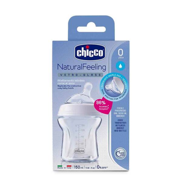 Chicco Cam Biberon Natural Feeling 150ml 0 Ay+ - 1