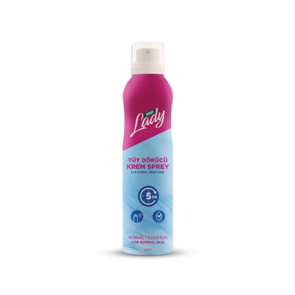 Derby Lady Tüy Dökücü Krem Sprey Normal Ciltler İçin 150ml - 1