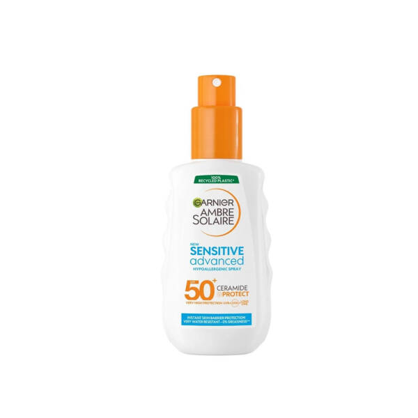 Garnier Ambre Solaire Sensitive Advanced Güneş Koruyucu Sprey SPF50+ 150ml - 1