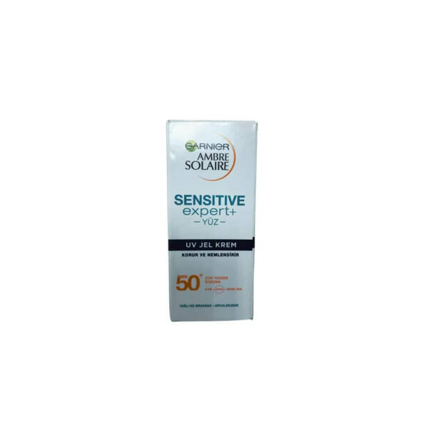 Garnier Ambre Solaire Sensitive Expert Güneş Koruyucu Jel Krem SPF50+ 50ml - 1