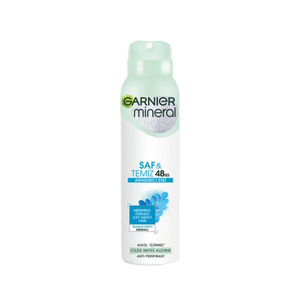 Garnier Mineral Saf ve Temiz 48sa Deodorant 150ml - 1