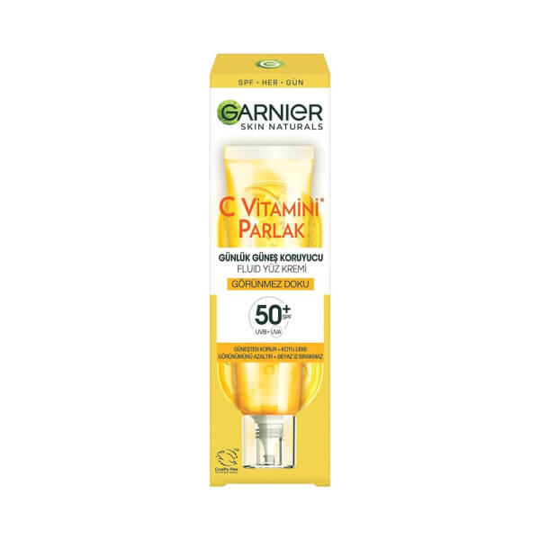 Garnier Skin Naturals Günlük Güneş Koruyucu Fluid Yüz Kremi SPF50+ 40ml - 1