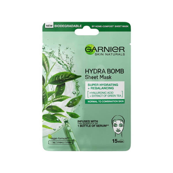 Garnier Skin Naturals Hydra Bomb Normalden Karmaya Dönük Ciltler İçin Kağıt Maskesi 28g - 1