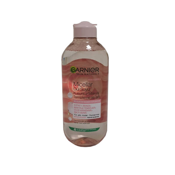 Garnier Skin Naturals Micellar Gül Suyu Kusursuz Makyaj Temizleme ve Işıltı 400ml - 1