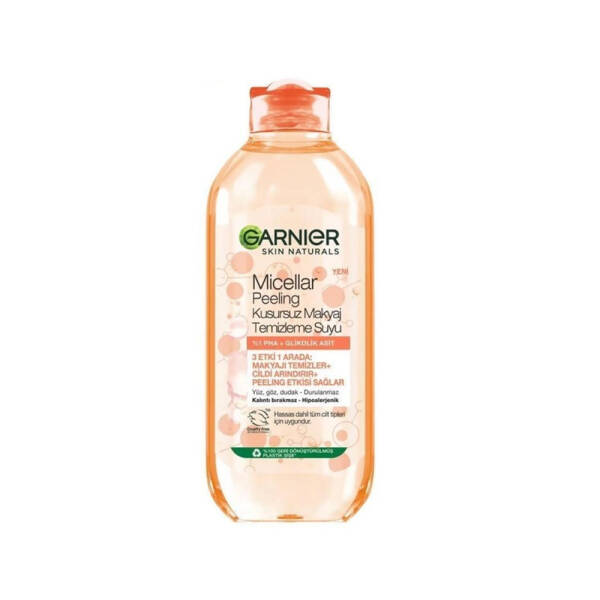 Garnier Skin Naturals Micellar Peeling Kusursuz Makyaj Temizleme Suyu 400ml - 1