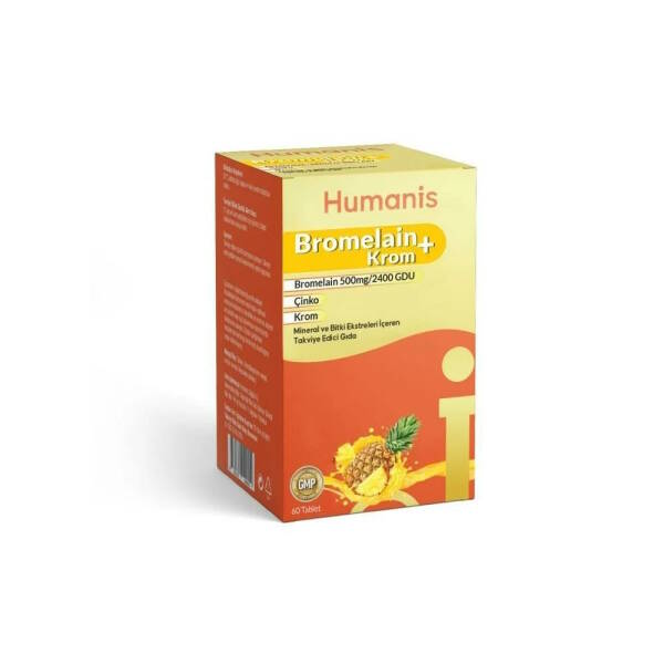 Humanis Bromelain Krom 60 Tablet - 1