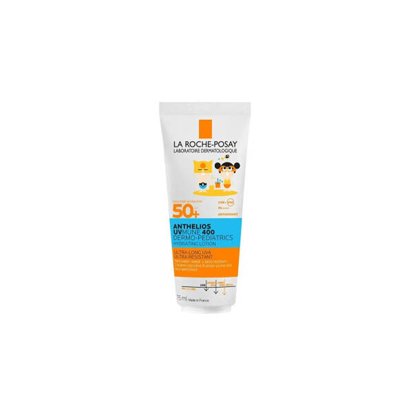 La Roche Posay Anthelios Uvmune 400 Dermo Pediatrics Güneş Koruyucu Losyon SPF50+ 75ml - 1