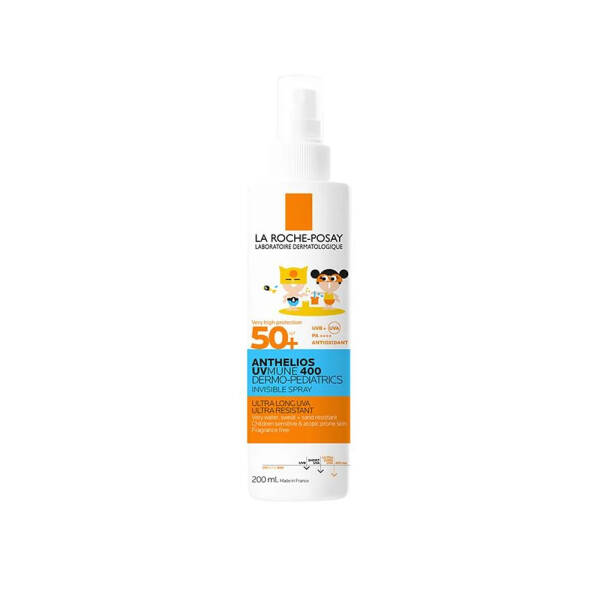 La Roche Posay Anthelios Uvmune 400 Dermo Pediatrics Güneş Koruyucu Sprey SPF50+ 200ml - 1