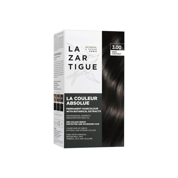 Lazartigue La Couleur Absolue Saç Boyası 3.00 Dark Chestnut - 1