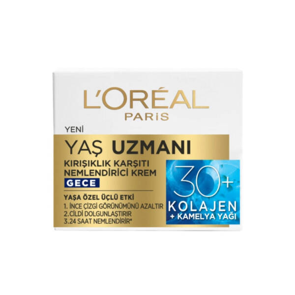 Loreal Paris Yaş Uzmanı Kırışıklık Karşıtı Nemlendirici Gece Kremi 50ml - 2